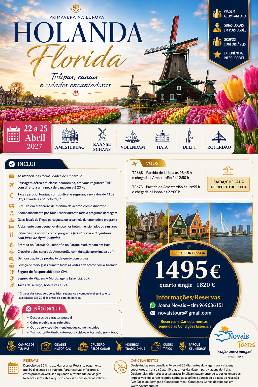 Holanda Florida - Operador 4Tours