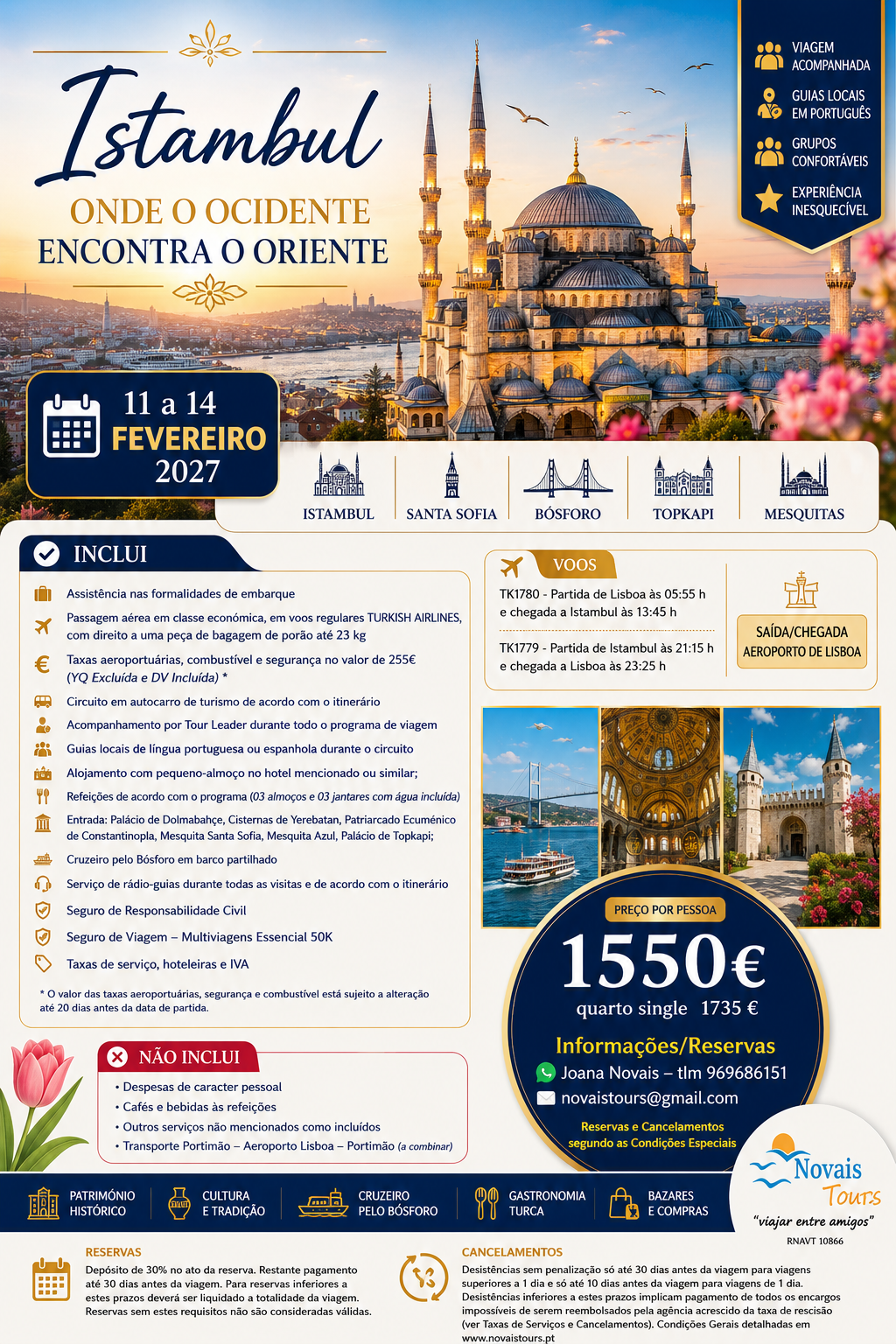 Istambul, onde o Ocidente encontra o Oriente - Operador 4Tours