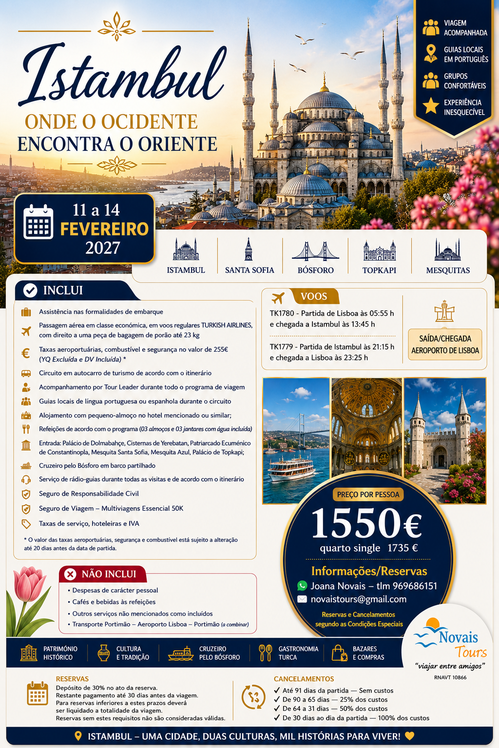 Istambul, onde o Ocidente encontra o Oriente - Operador 4Tours
