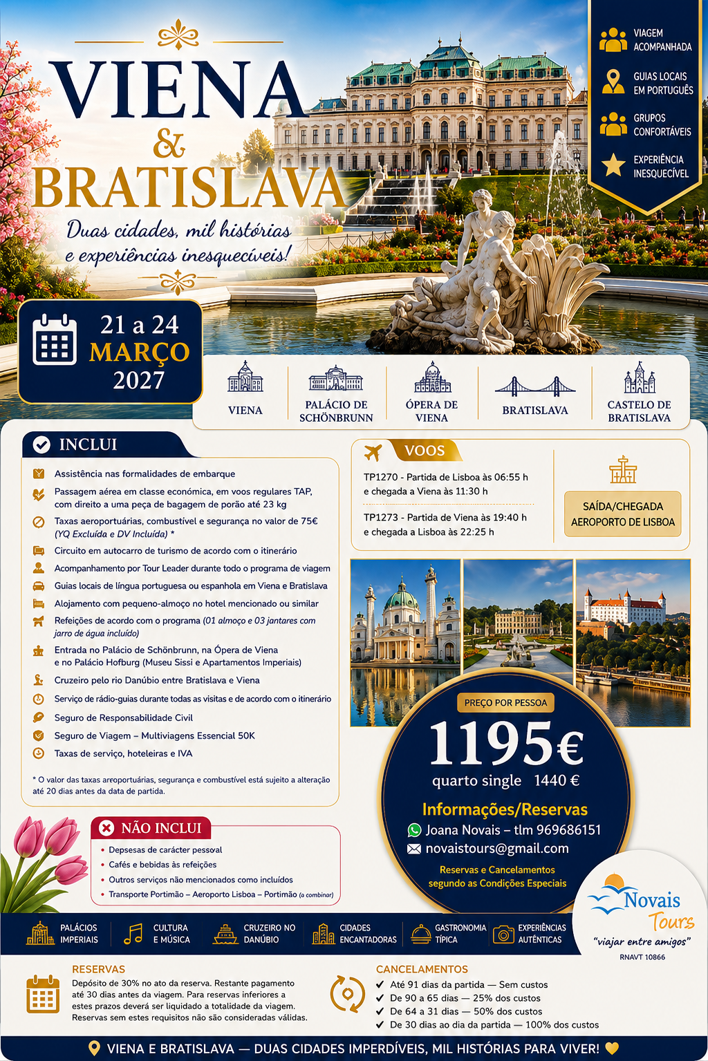 Viena e Bratislava - Operador 4Tours