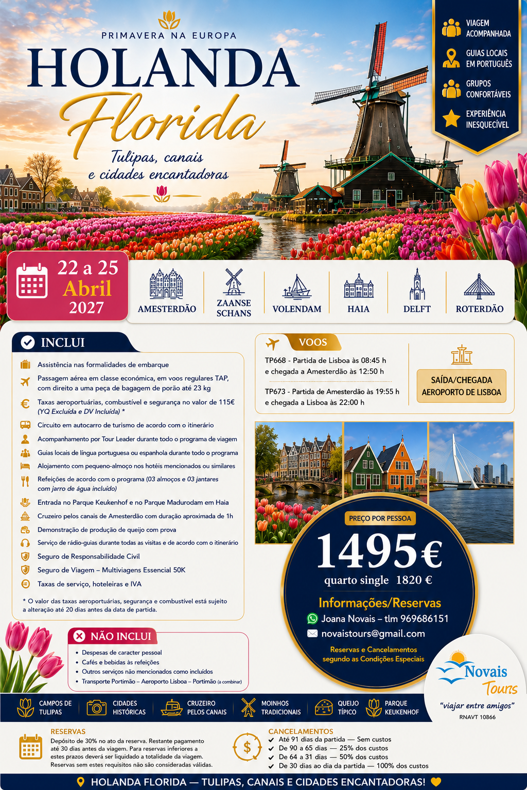 Holanda Florida - Operador 4Tours