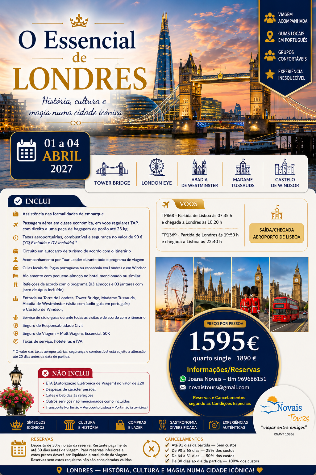 O Essencial de Londres - Operador 4Tours