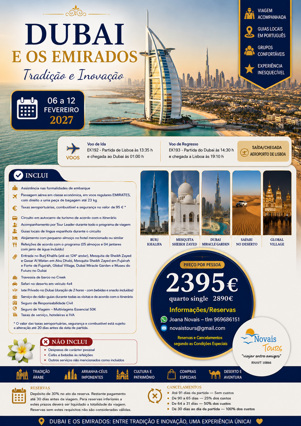 Dubai e os Emirados, Tradição e Inovação - Operador 4Tours