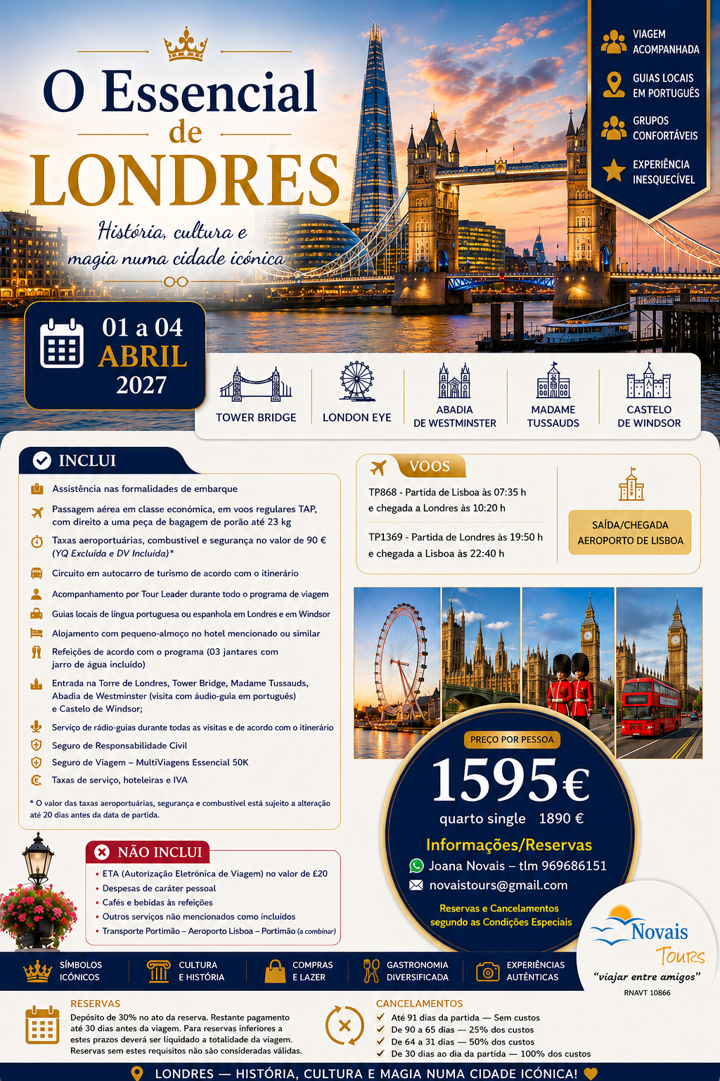 O Essencial de Londres - Operador 4Tours